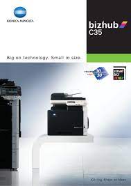 It does not matter whether the shared printer is old or new, as long as it is properly installed in one computer it can be shared by that . Konica Minolta Bizhub C35 Brochure Pdf Download Manualslib
