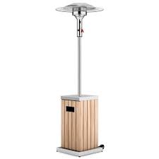 Wide range of patio furniture. Garden Gas Patio Heater With Light Wood Base