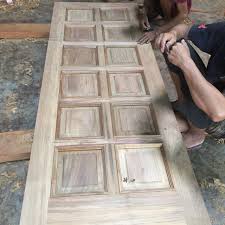 Harga tidak termasuk finishing baik itu cat, melamine maupun pelitur. Pintu Jati Perhutani Shopee Indonesia
