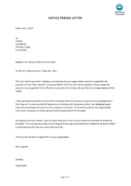 2 Weeks Notice Period Letter Template Word Format With Regard To Two Week Notice Template Word Best Professio In 2020 Letter Template Word Letter Templates Lettering