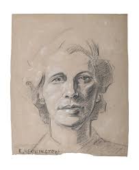 Sold at Auction: Eric Henri Kennington, λ ERIC KENNINGTON (BRITISH  1888-1960), STUDY OF A LADY
