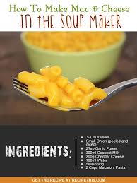How To Make Mac Cheese In The Soup Maker Recipe This Recipe Soup Maker Recipes Soup Maker Recipes