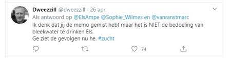 Els ampe was ter plaatste en filmde alles live via haar sociale media. Els Ampe Echtgenoot