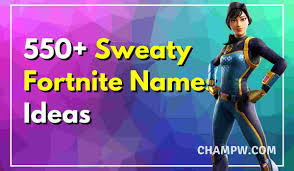 A name can contain 5 to 32 characters. Good Sweaty Fortnite Names 2021