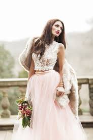 30 Jaw Droppingly Crop Top Two Piece Wedding Dresses Crop Top Wedding Dress Top Wedding Dresses Wedding Dresses Lace