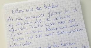 Die fee versprach einen wunsch zu erfüllen. Brief Einer Pensionierten Lehrerin Begeister Die Menschen