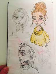 Some People Drawing Practices I Wanna Start Drawing People More 3 And Yeh I Think I Ve Found An Art Style Btw The Girl Drawing People Drawing Practice Art
