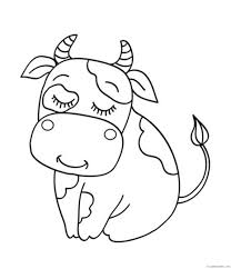 Maybe you would like to learn more about one of these? Cute Cow Coloring Pages To Print Coloring4free Coloring4free Com