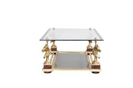 Check spelling or type a new query. Maison Charles Horse Coffee Table In Glass And Gilt Bronze 1970 S