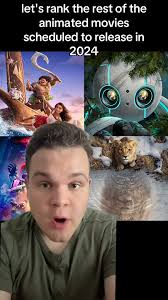 Upcoming 2024 animated films ranked #disney #dreamworks #animation