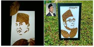 Sementara, untuk lukisan dengan bahan daun kering tak memungkinkan jika dikirimkan melalui jasa pengiriman. Pemuda Tasikmalaya Ini Bikin Lukisan Soekarno Dan Ridwan Kamil Dari Daun Kering Halaman All Kompas Com