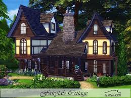 Fairytale Cottage Is A Cozy Country House Built On 30x20 Lot In Windenburg Found In Tsr Category Sims 4 Residential Avec Images Maison Sims Maison Dessin Sims 4 Maison