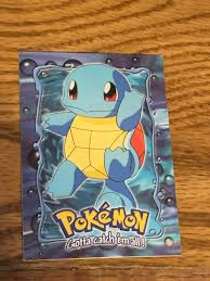 Series 2 (topps) only 3 nm in stock at: Mavin Squirtle 07 E7 Of 12 Pokemon Topps Tv Animation Trading Card Blue Logo