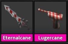 These codes don't do much for you in the game, but collecting different knife cosmetics is one of the. Cheap Mm2 Eternal Cane And Luger Cane Set Video Gaming Gaming Accessories In Game Products On Carousell