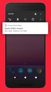 In notification panel smartly, safely and in a correct way. Internet Speed Meter Pro For Android Apk Download