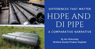 Copper pipes one of the most expensive plumbing options, copper pipes are highly durable and resist corrosion much better than other metal pipe choices. Hdpe And Di Pipe Differences That Matter A Comparative Narrative Mcwane Ductile