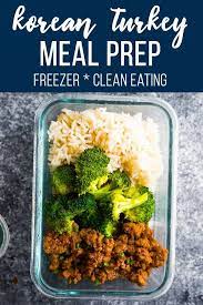 Korean Inspired Ground Turkey Meal Prep Recipe Ground Turkey Recipes Healthy Healthy Turkey Recipes Ground Turkey Meal Prep