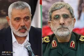 Ghali is the former bodyguard of osama hamdan, senior representative of hamas in lebanon and a member of the organization's politburo. Quds Force Commander Hamas Leader Discuss Us New Plot For Palestineahlulbayt News Agency Abna Shia News