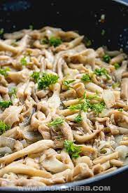 Why people love to eat this mushroom for starters, some studies have shown that oyster mushrooms lower cholesterol in rats significantly and may do the same in humans. Easy Sauteed Oyster Mushrooms Recipe Masalaherb Com