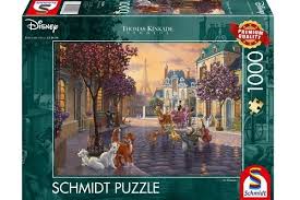 The magic of disney has well and truly been captured in this enchanting sleeping beauty jigsaw puzzle painted by thomas kinkade. Thomas Kinkade Disney Aristocats 1000 Pcs Spring Fair 2022 The Uk S No 1 Gift Home Trade Show