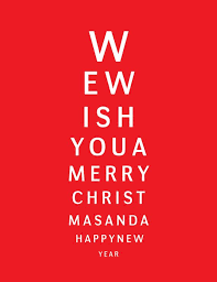 Eye Chart Christmas Cards I Bought This For My Fil The Eye
