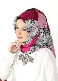 Alvina Desenli Tesettur Esarp Modelleri Moda Moda Stilleri Esarp