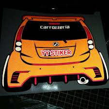 Jom lihat gambar model kereta perodua myvi baru bagi keluaran 2011. Stiker Gambar Kereta Perodua Myvi Tampal Luar Shopee Malaysia