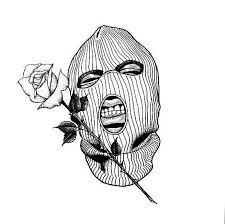 Gangsta ski mask drawing : Pin By Reice Randles On Rose Tattoo Design Drawings Money Tattoo Gangsta Tattoos