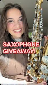 CLOSED!, ITS MY BIRTHDAY!! so I am giving away a saxophone🎷☺️♥️ , (WINNER  WILL BE CONTACTED BY THIS ACCOUNT), I have teamed up with @sweetwatersound  to giveaway a brand new Yamaha YAS-26 alto ...