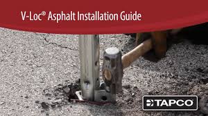 V Loc Breakaway Anchor Installation In Solid Asphalt Youtube