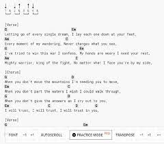 Trust In You Lauren Daigle Guitar Chords And Lyrics Lauren Daigle Trust