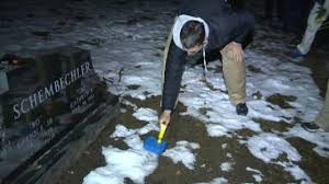 Bo schembechler was born on april 1, 1929 in barberton, ohio, usa as glenn edward schembechler jr. Michigan Wolverines Coach Jim Harbaugh Smashes Buckeye At Bo Schembechler S Grave