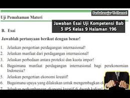 Kunci Jawaban Uji Kompetensi Bab 2 Ips Kelas 9 Ilmusosial Id