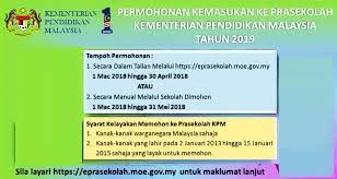 Cara membuat permohonan pendaftaran prasekolah 2018 secara online. Semakan Online Permohonan Pendaftaran Prasekolah 2021 2022 Semakan Online 2021