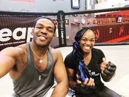 In june of 2018, she became the unified world champion in two weight classes. Jon Jones Claressa Shields Link Up At Jackson Wink Mma