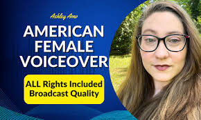record a professional american female voiceover in english