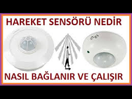 Hareket Sensoru Nasil Baglanir Gece Gunduz Ayarli Youtube