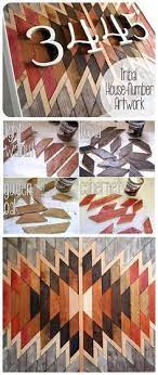 Diy Native American Wooden Kilim Wall Art Art Murale En Bois Art Mural Diy Art En Bois