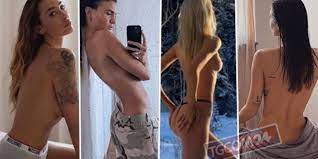 Via la maglietta, le vip sui social seducono a seno nudo 