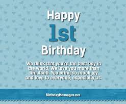Send the birthday quotes to your son via text/sms, email, facebook,whatsapp, im, etc. 1st Birthday Wishes Sweet Birthday Messages For 1 Year Olds