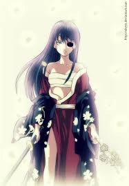 Gintama Yagyuu Kyuubei Chinese Art Girl Katana Girl Dark Art Drawings