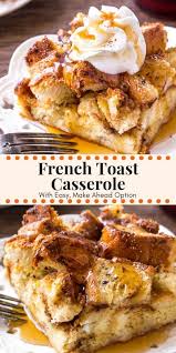 French Toast Casserole Recipe Breakfast Brunch Recipes French Toast Casserole Easy French Toast Easy