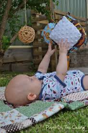 Paint On The Ceiling Baby Play Hanging Objects Baby Sensory Play Infant Activities Baby Play