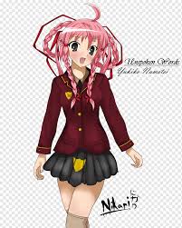 It varies from light brown to a medium dark hair. School Uniform Mangaka Brown Hair Anime School Brown Fictional Character Hair Png Pngwing