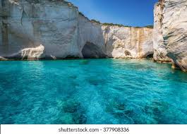 Google maps, εικονική περιήγηση σε. Kleftiko Milos Island Cyclades Greece Stock Photo Edit Now 377908336