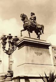 تمثال محمد علي باشا ميدان القناصل ميدان المنشية بالإسكندرية عام 1945 reem egyptian history egypt alexandria