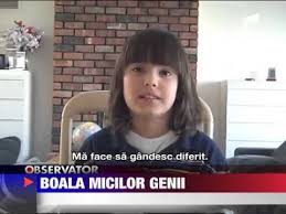 Sindromul asperger (sau boala micilor genii) este un tip de autism. Sindromul Asperger Boala Micilor Genii 1 Februarie 2011 Youtube
