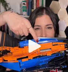 Dell Ambassador Jessica Pettigrew Builds a LEGO F1 McLaren with Cool Dell  Stickers!