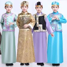 Child Qing Dynasty Beller Cosplay Costume Kids Boy Chinese ...