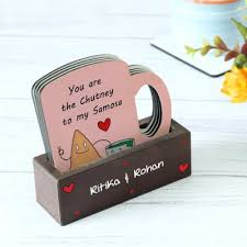 Marcus gause serenaded the graduates with the song 'i will always love you.' the song written by dolly parton in 1973 was performed whitney houston style, according to a facebook. Personalized Foodie Love Quotes Coasters With Stand Gift Send Home And Living Gifts Online J11124879 Igp Com